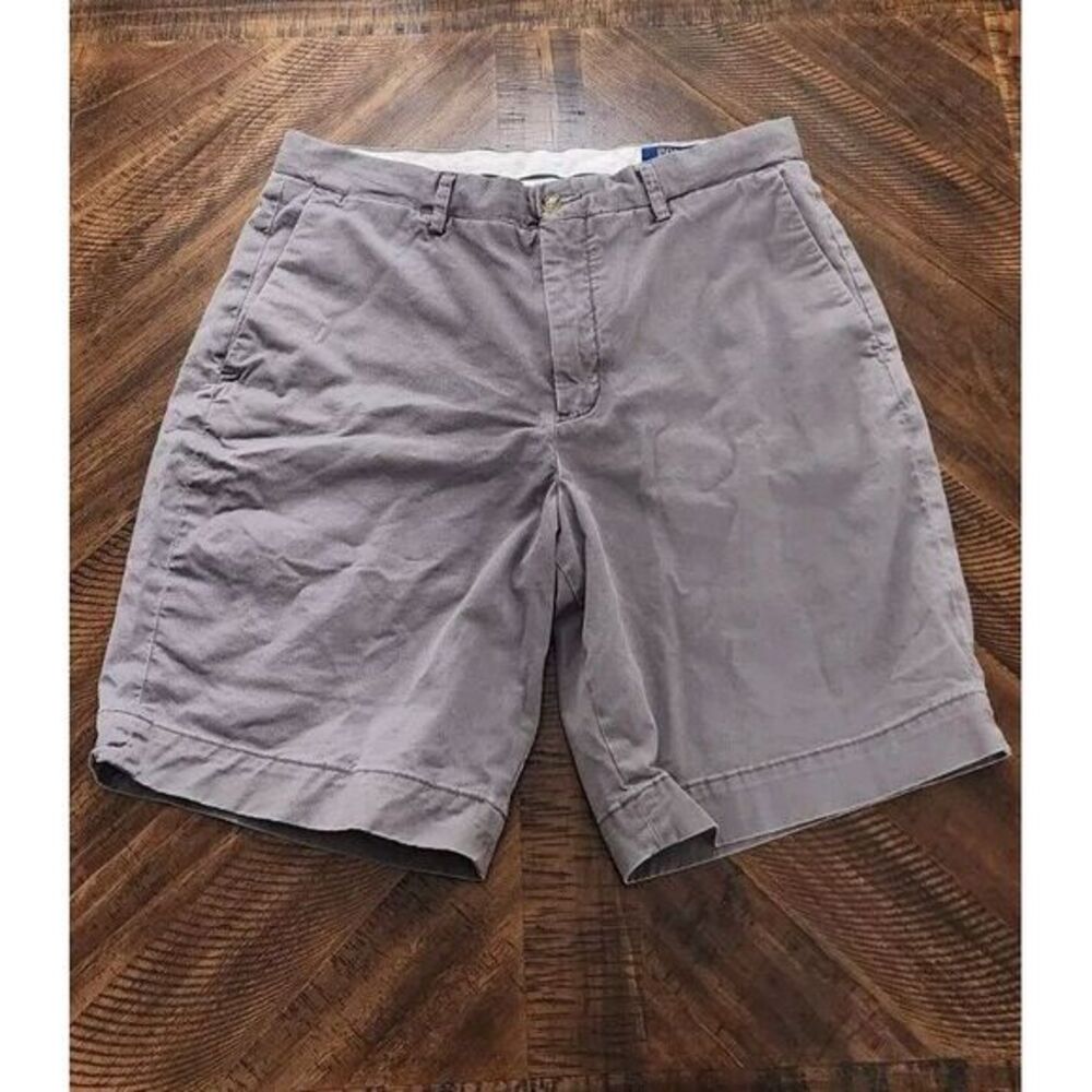 ⛳ Polo Ralph Lauren Chino Classic Fit Solid Gray MenShorts 32X9 Preppy Outdoor‎